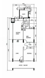 Blk 107 Kebun Baru Heights (Ang Mo Kio), HDB 3 Rooms #566237061